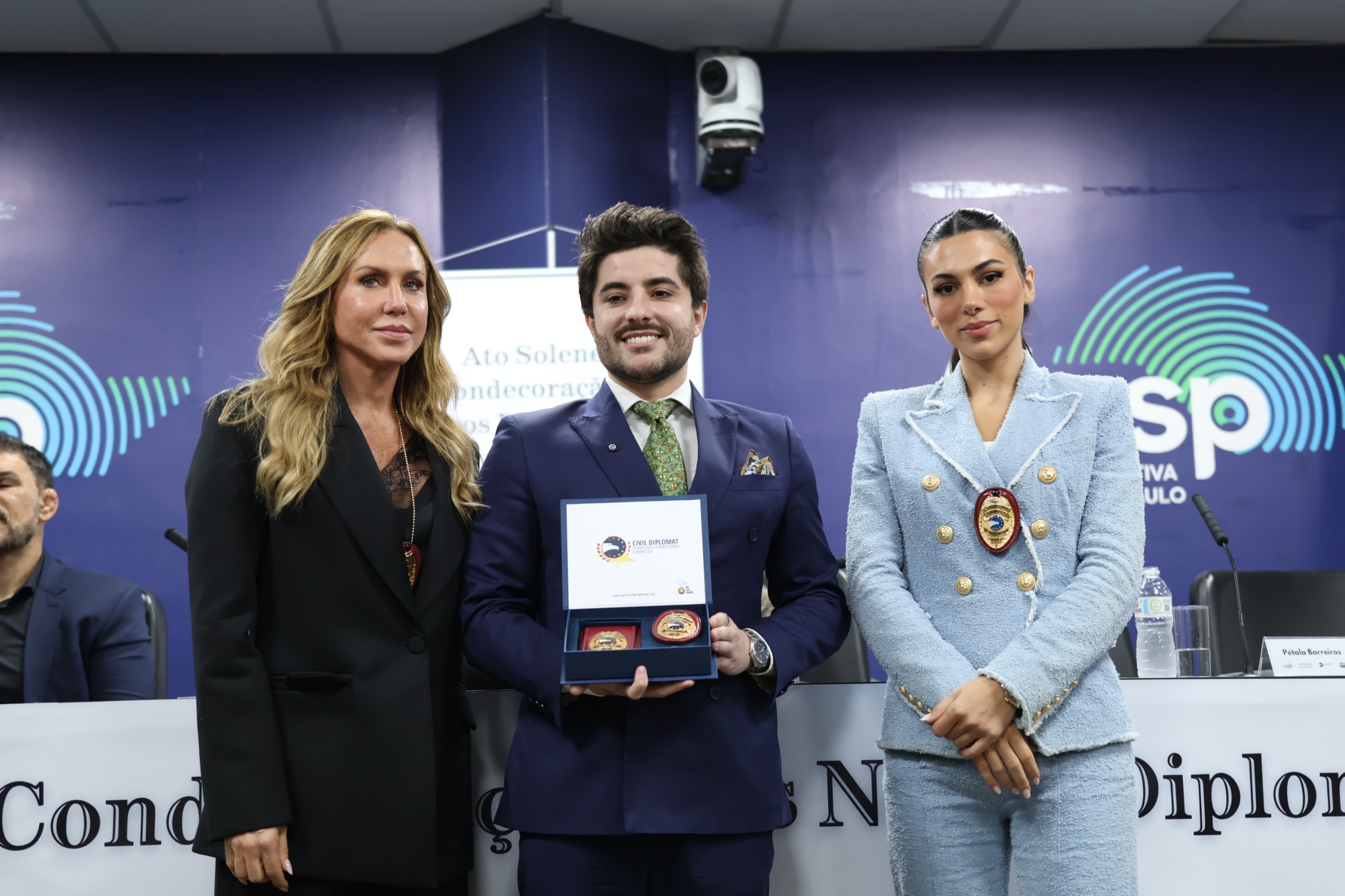 Imagem de Ato Solene Jethro International Diplomacia Civil Humanitária ALESP