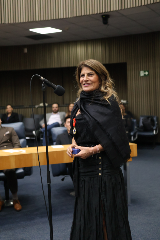 Imagem de Latifa Kadri recebe o Prêmio Martin Luther King da Jethro International