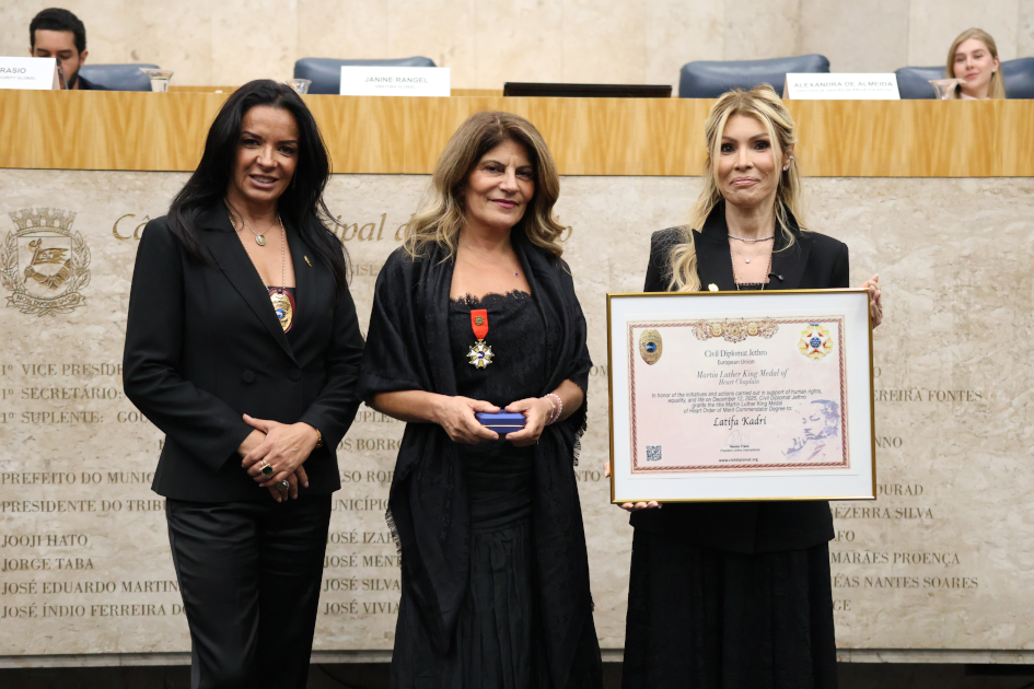 Imagem de Prêmio Martin Luther King da Jethro International Diplomacia Civil Plenário 1º de Maio São Paulo