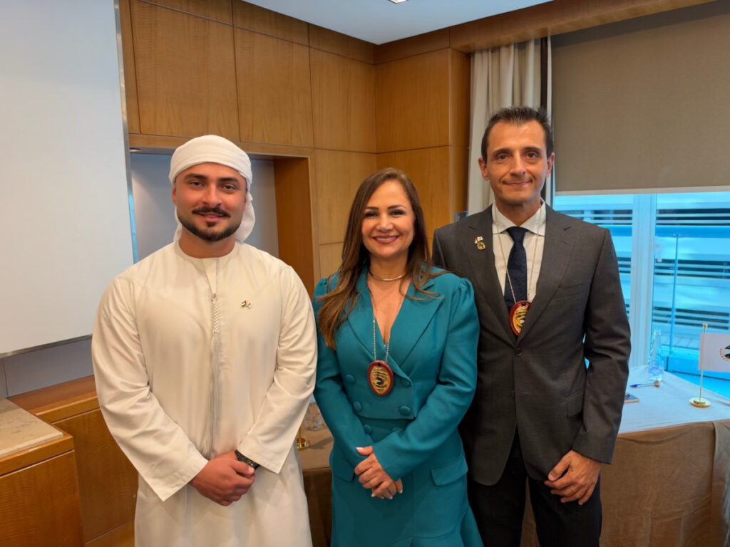 Diplomatas Civis da Jethro International em Dubai Ato Solene.