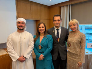 Diplomatas Civis da Jethro International em Dubai Ato Solene.