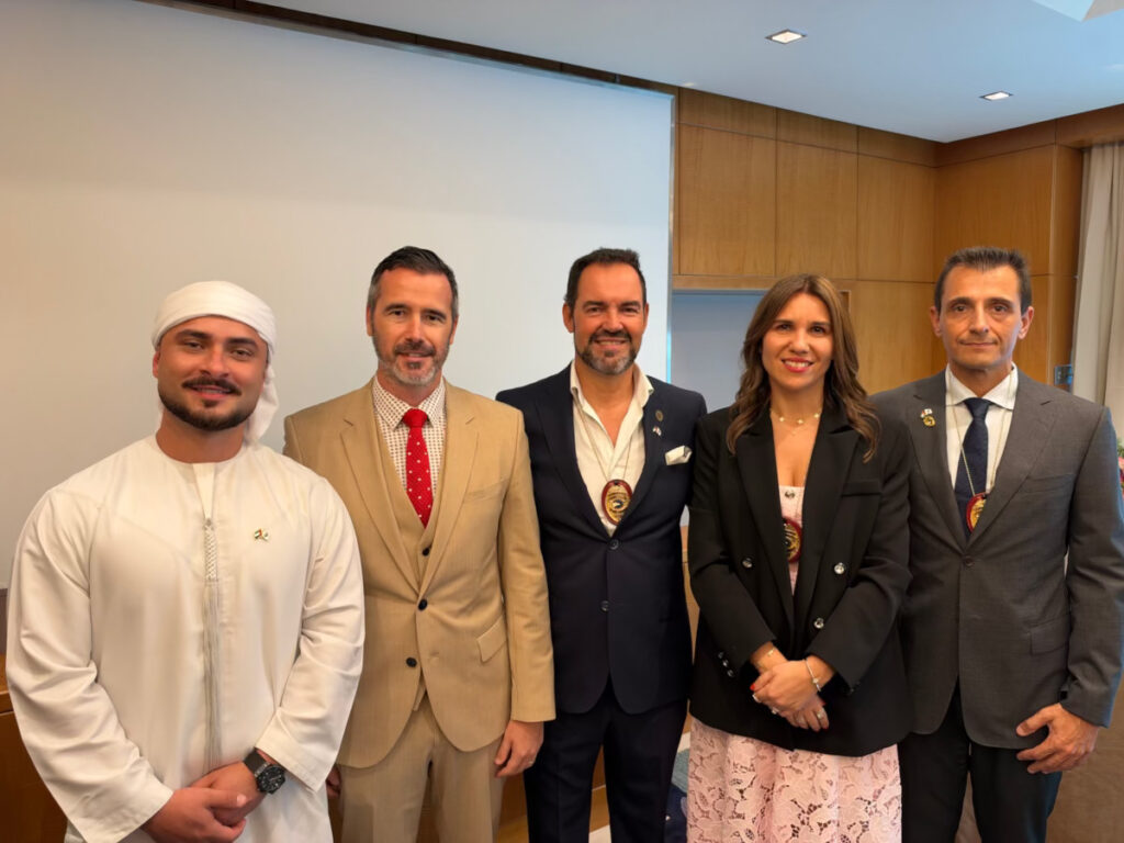 Diplomatas Civis da Jethro International em Dubai Ato Solene.