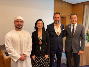 Diplomatas Civis da Jethro International em Dubai Ato Solene.